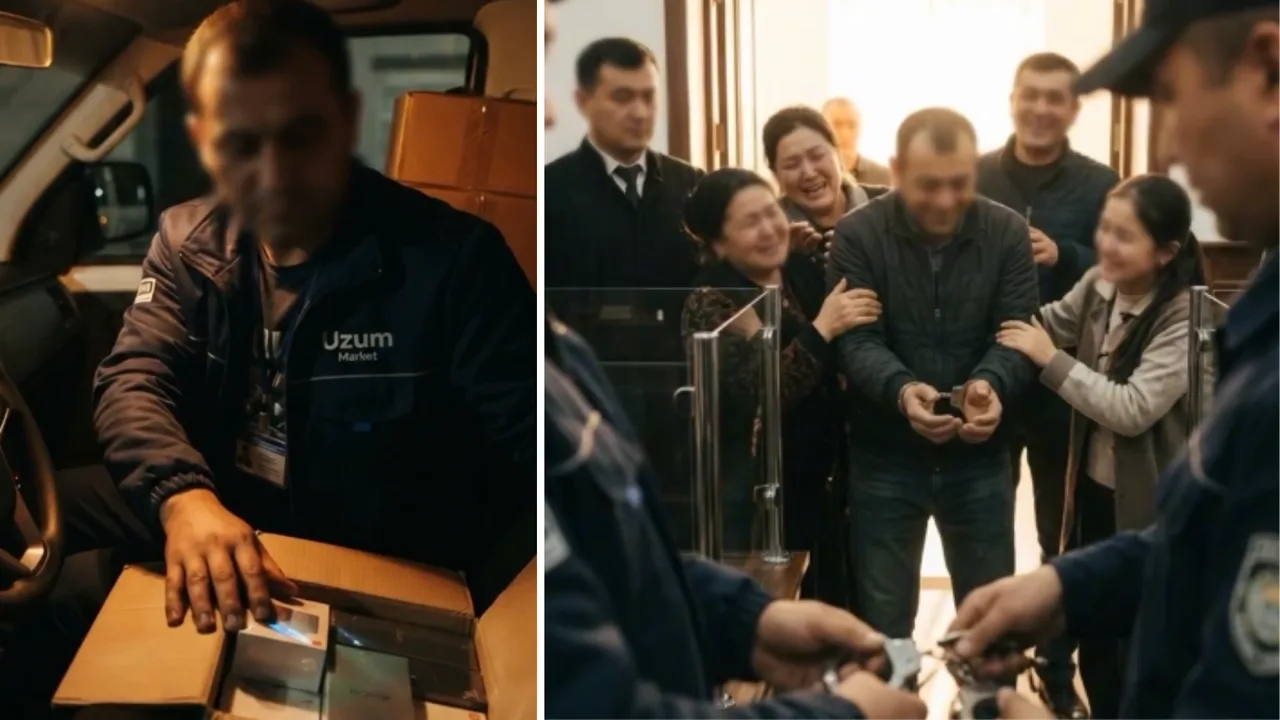 Qashqadaryoda Uzum Market haydovchisi olti oydan so‘ng sud zalidan ozod qilindi