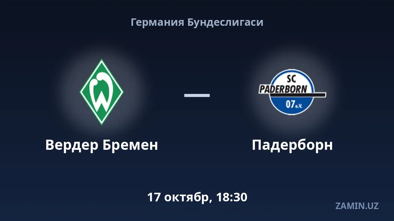 Werder Bremen vs Paderborn: Lineups and Live Text Commentary