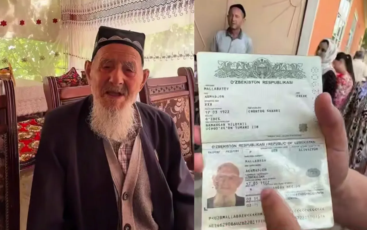 Namanganda 104 yoshni qarshi olgan Ahmadjon ota 130 dan ziyod avlodlari ardog‘ida (video)