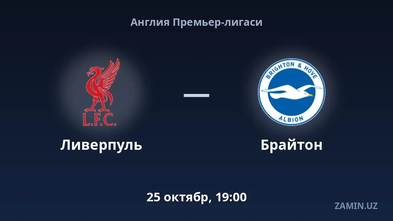 Liverpul — Brayton: tarkiblar va jonli matn