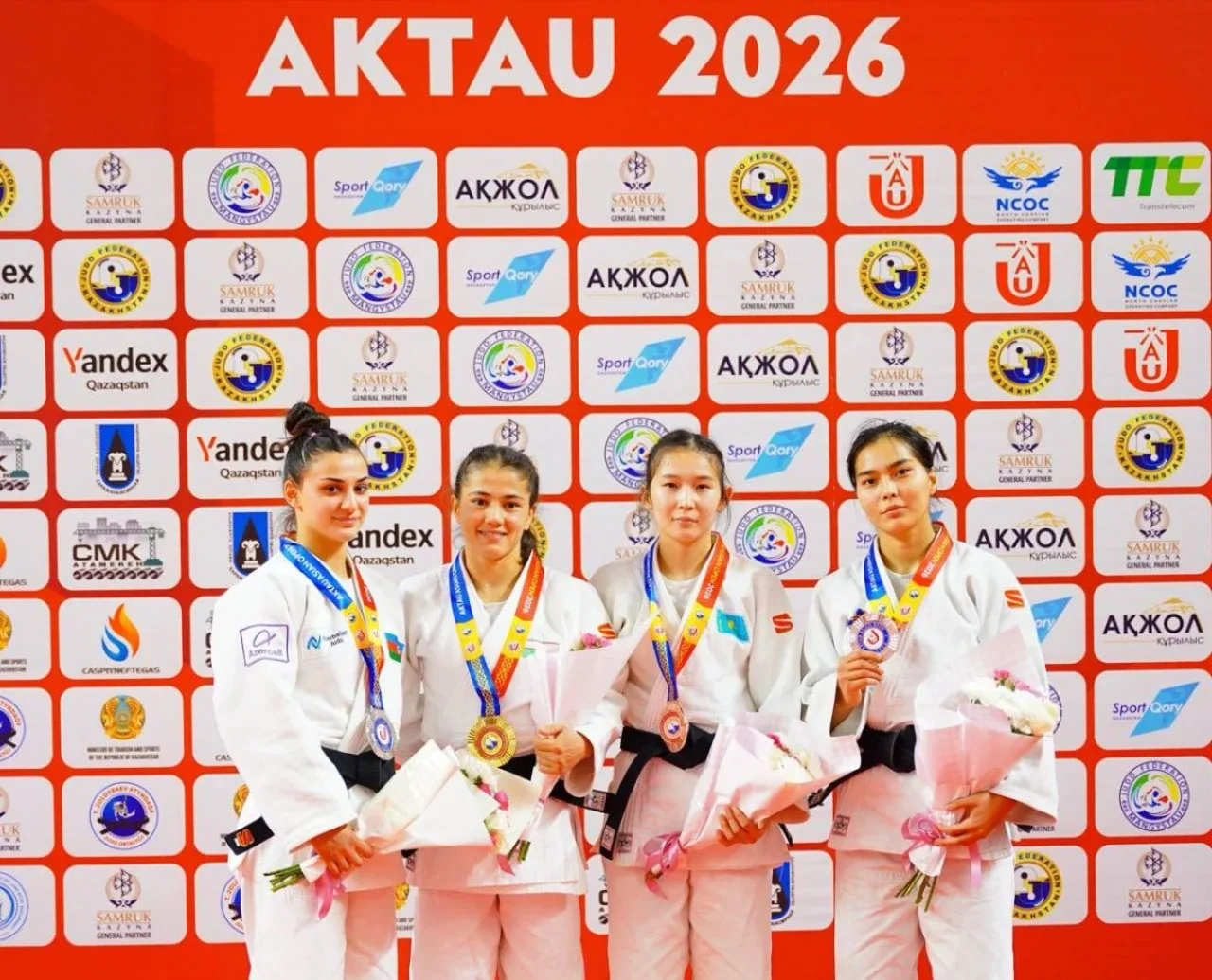 Uzbekistan judo national team wins 6 medals at Aktau Asian Open 2026