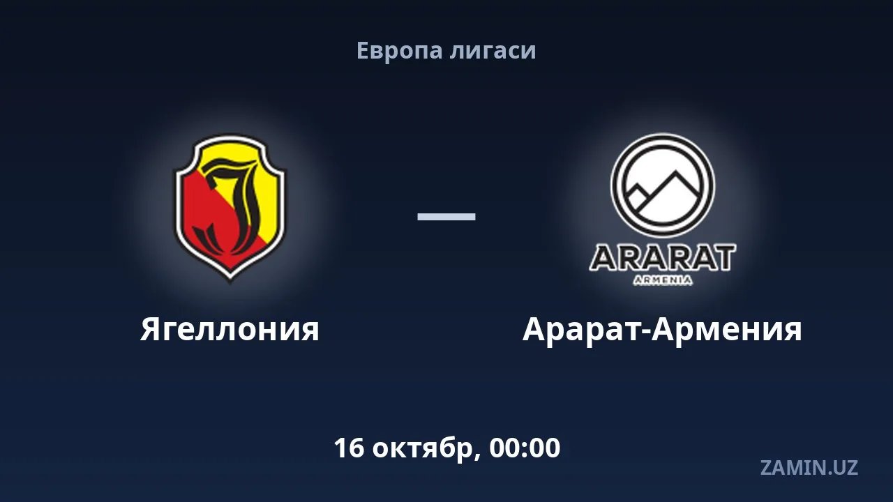 Jagiellonia vs Ararat-Armenia: Lineups and Live Text Commentary
