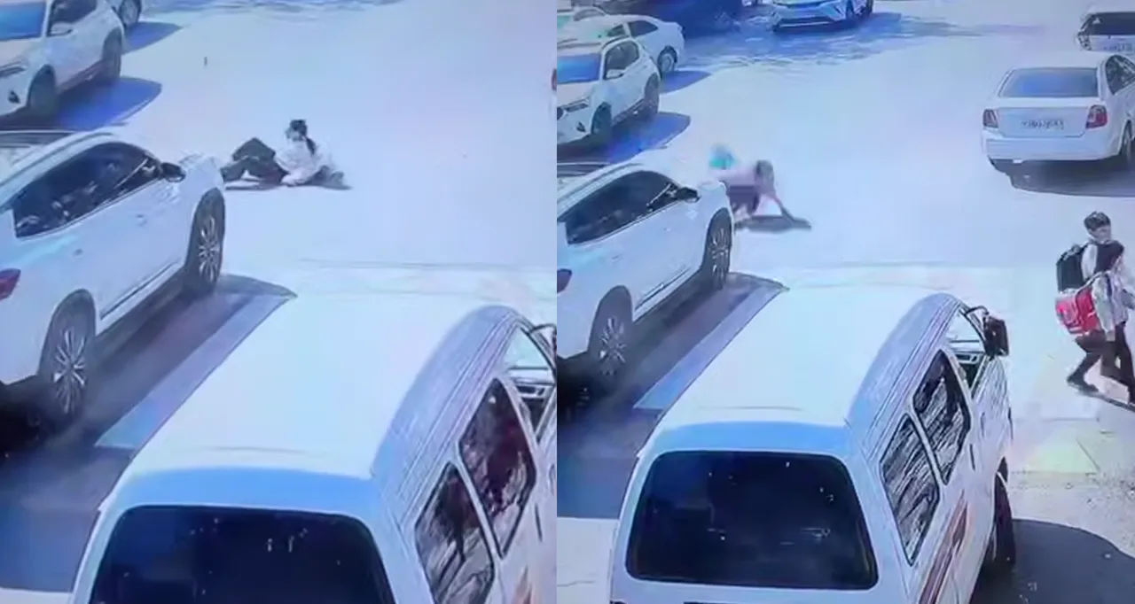 Demand for legal action against driver who hit a school student (video)