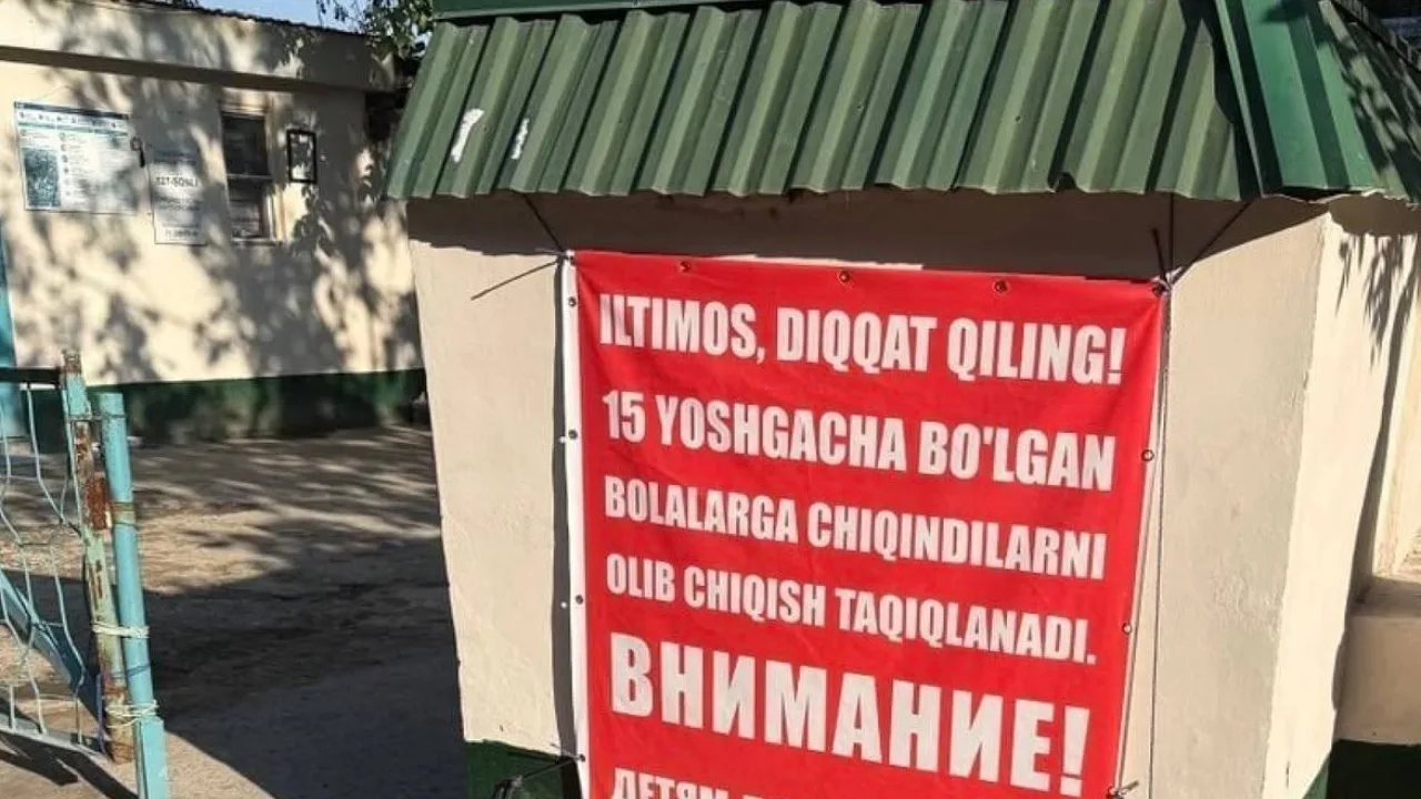 Тошкентда чиқинди майдончасидаги ноодатий эълон ижтимоий тармоқларда муҳокама қилинмоқда