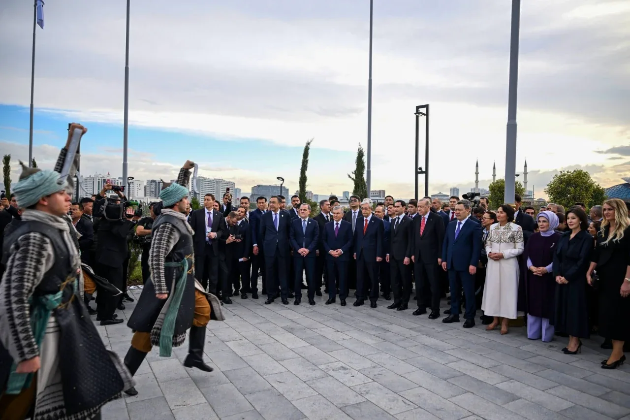 Leaders of Turkic states open a civilization park in Ankara (video)