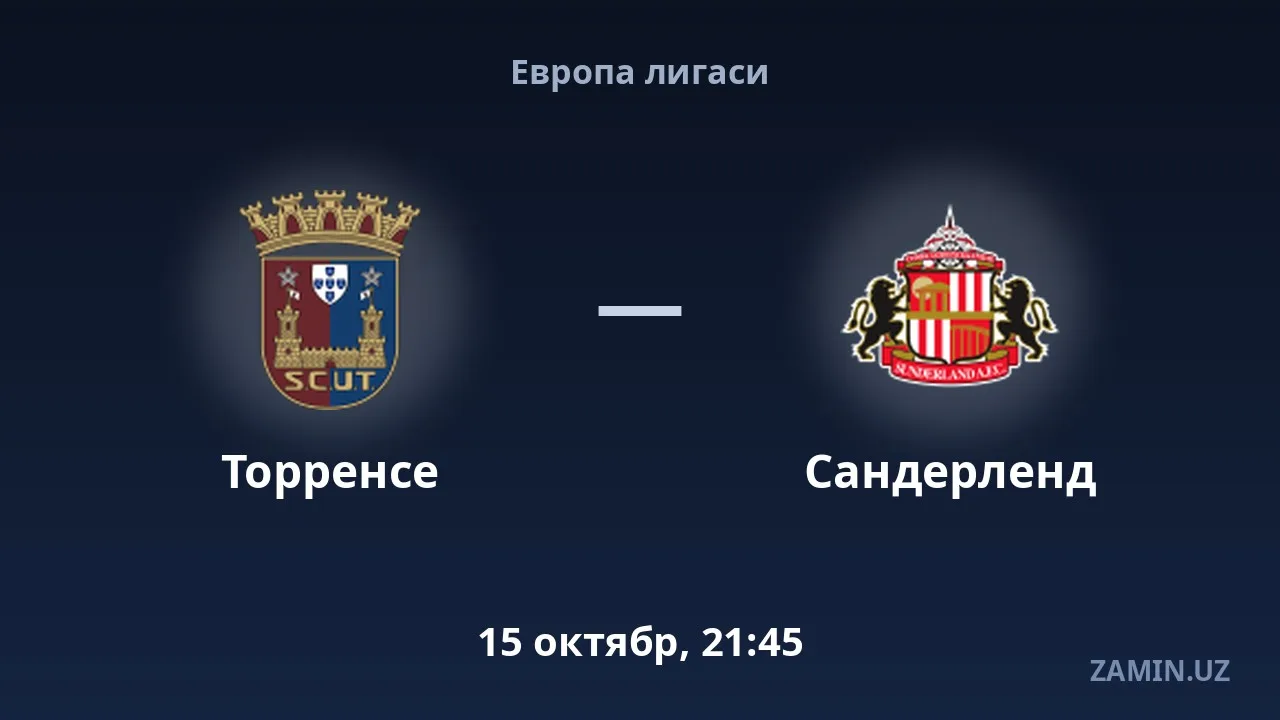 Torrense — Sunderland: alineaciones y directo