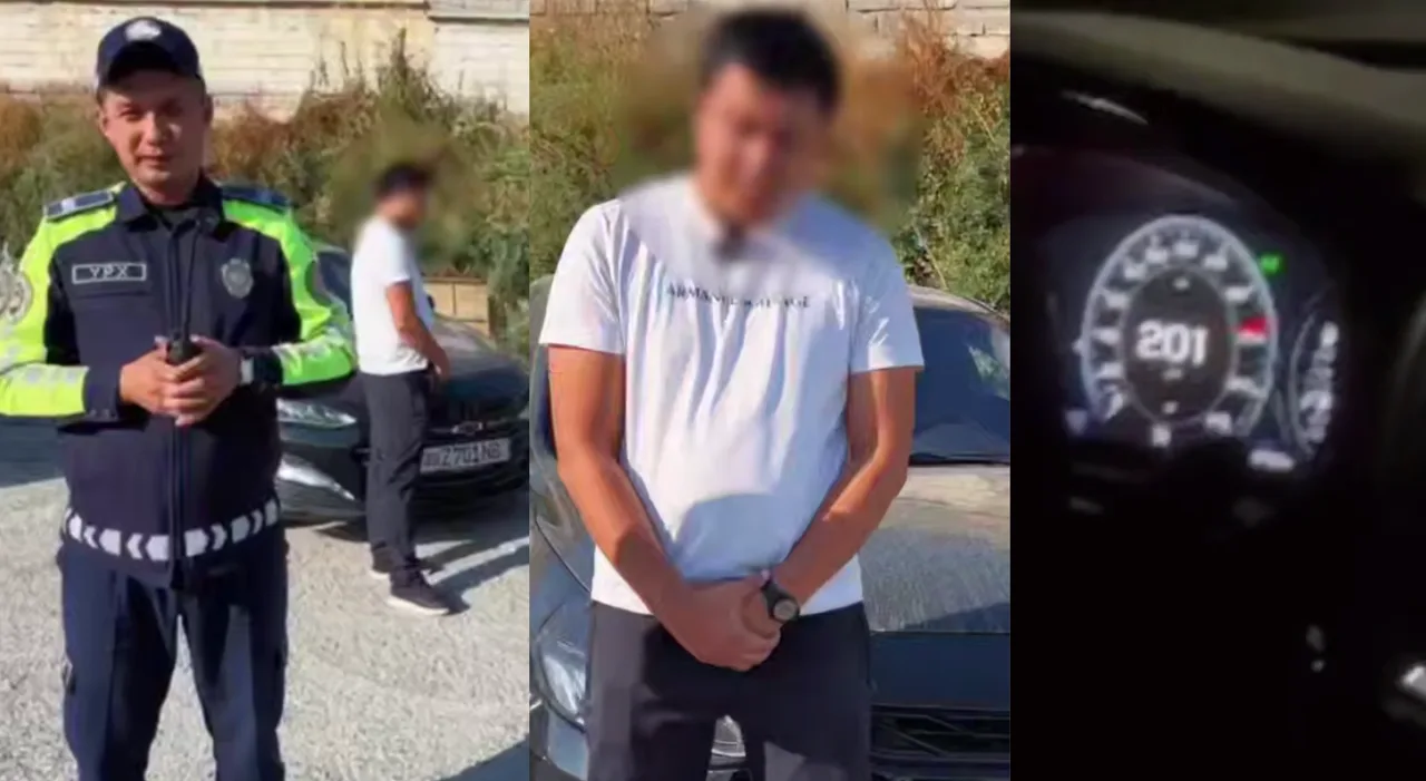 Terrible speed in Bukhara: A Malibu-2 flying at 201 km/h was sent to the impound lot