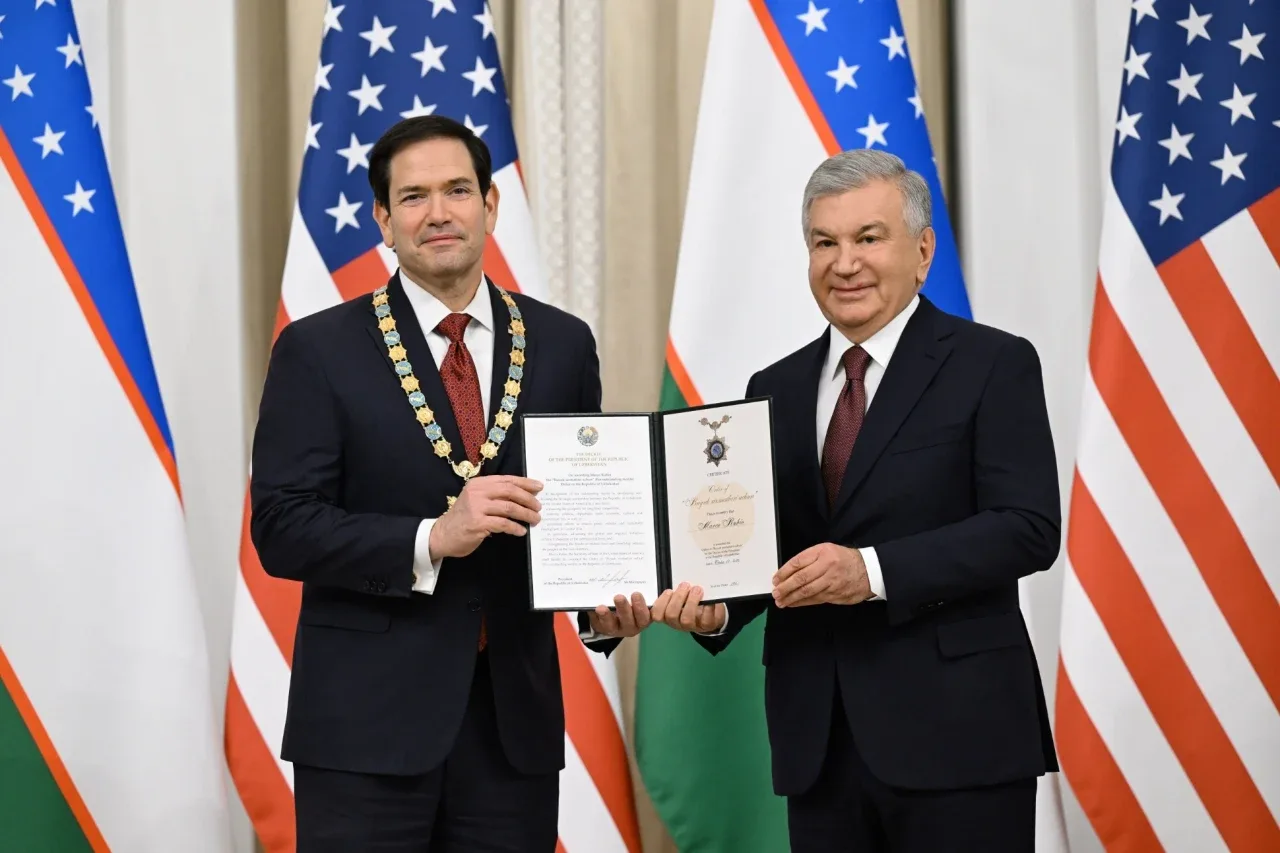 Historic event in Samarkand: Marco Rubio and Sergio Gor awarded high honors
