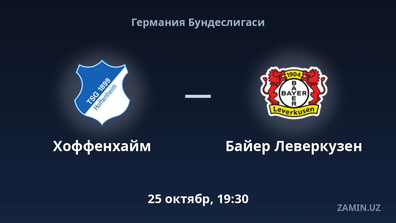 Hoffenheim vs Bayer Leverkusen: Lineups and Live Text Commentary