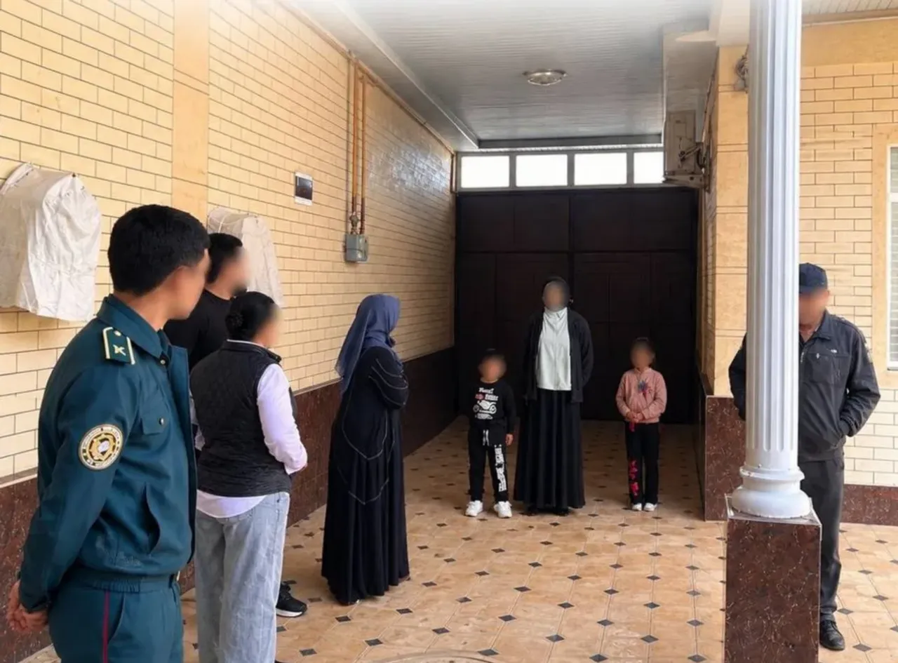 A mother and her children were moved into their home through the Enforcement Bureau