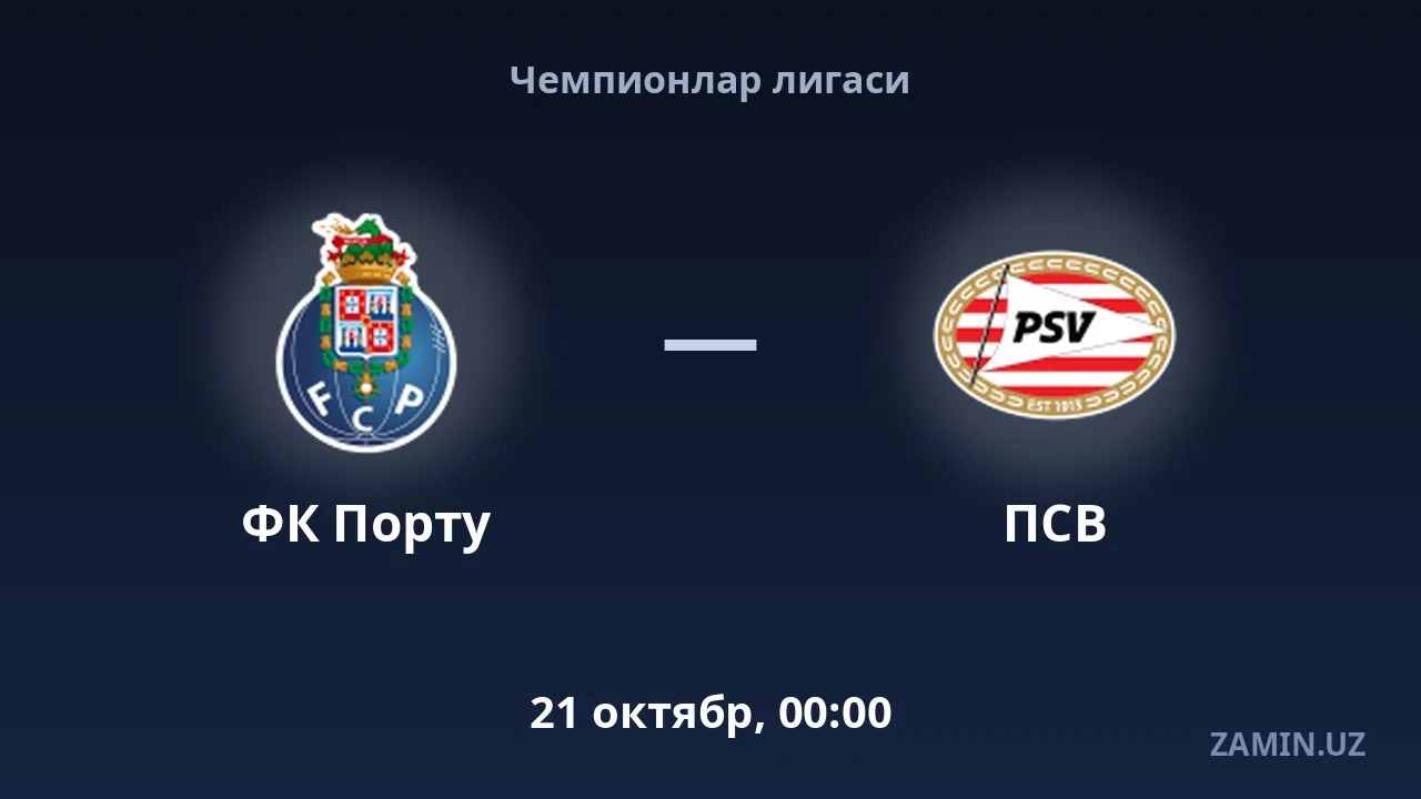FC Porto vs PSV: Lineups and Live Text Commentary