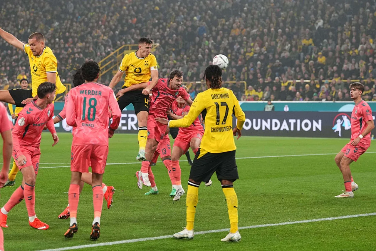 Drame à la 90+3e minute : le Borussia Dortmund bat le Werder et se qualifie pour les 1/8 de finale