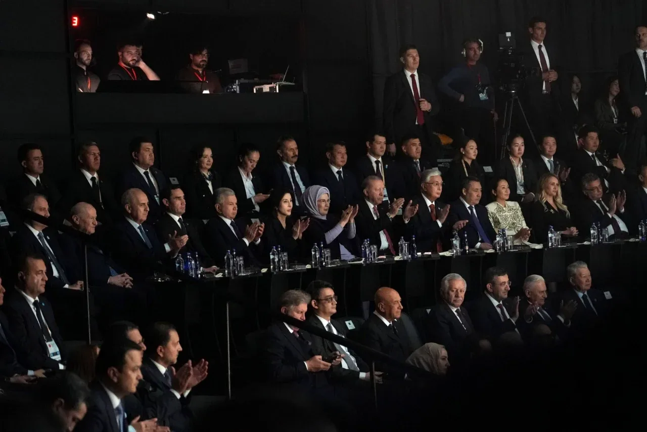Leaders of Turkic states open a civilization park in Ankara (video)