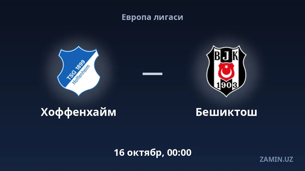 Hoffenheim - Beşiktaş : compositions et direct commenté