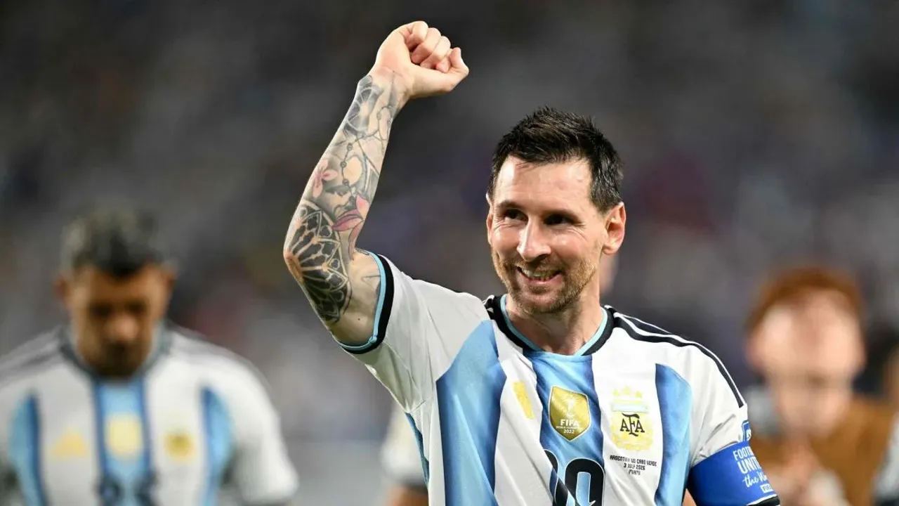 Messi ends his national team career with a goal