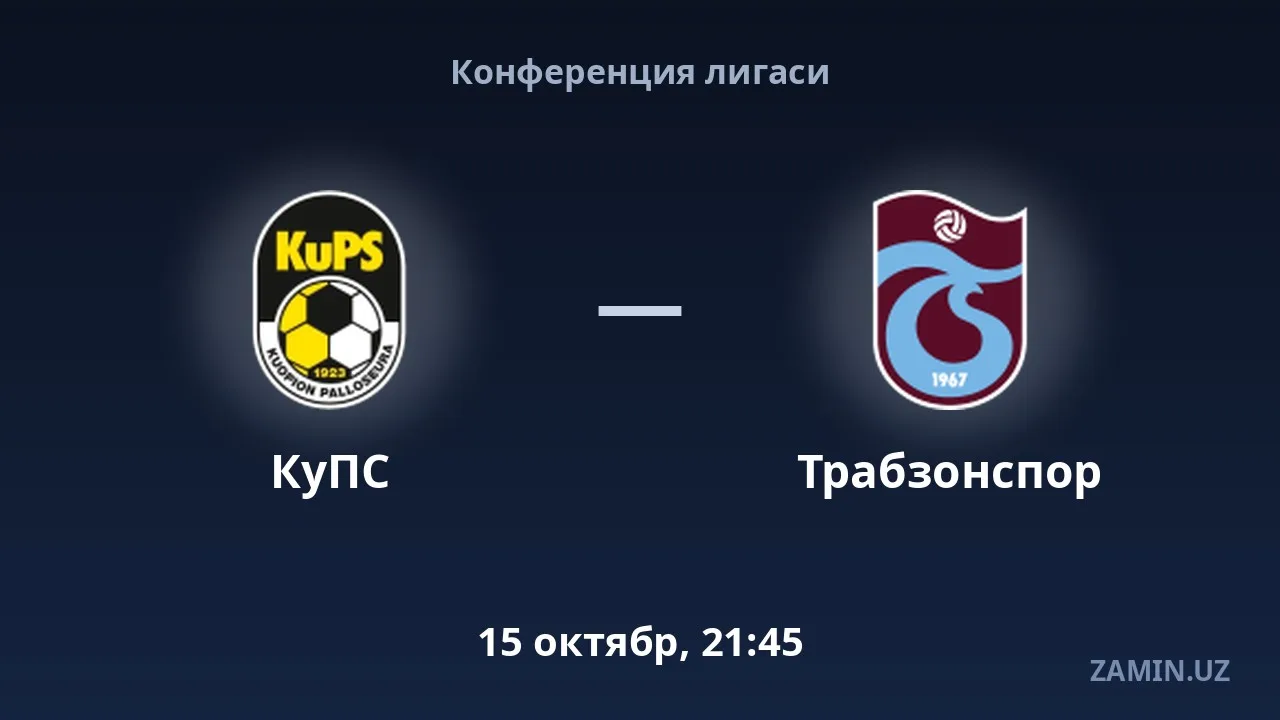KuPS vs Trabzonspor: Lineups and Live Text Commentary
