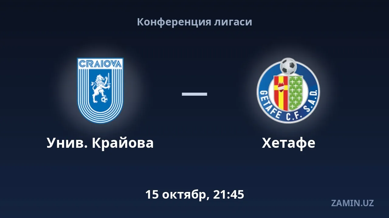 Univ. Craiova — Getafe: alineaciones y directo