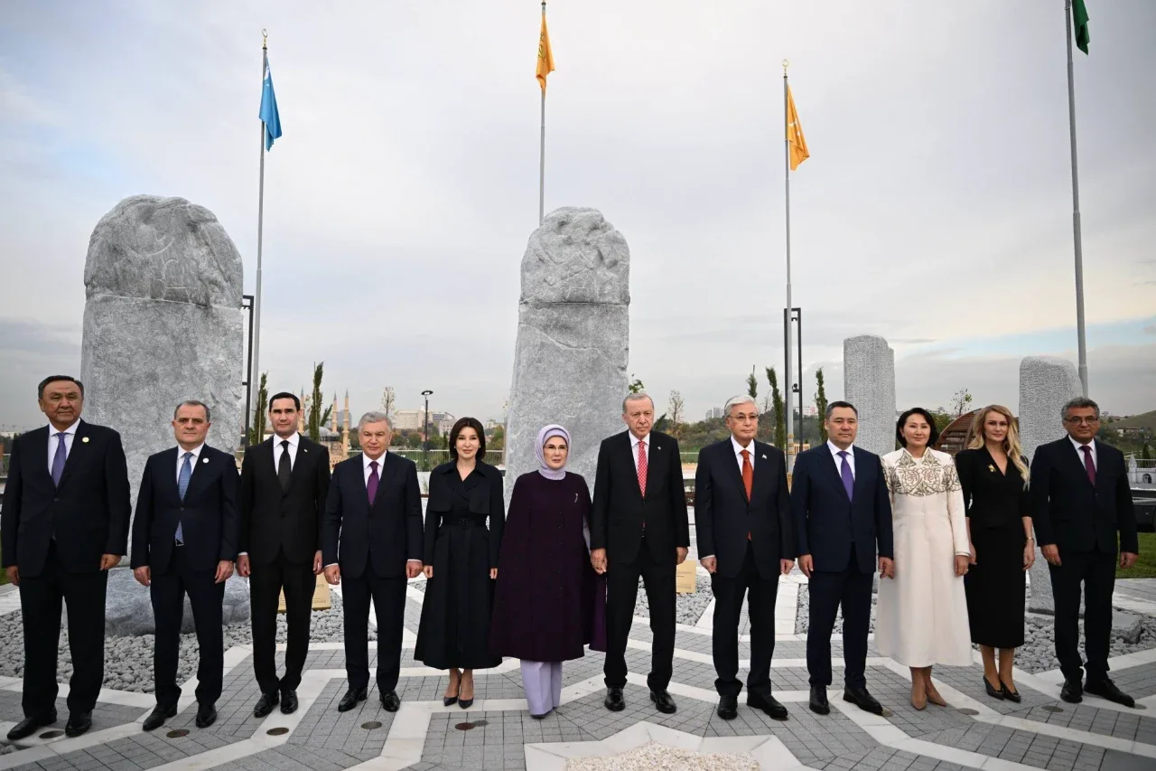 Leaders of Turkic states open a civilization park in Ankara (video)