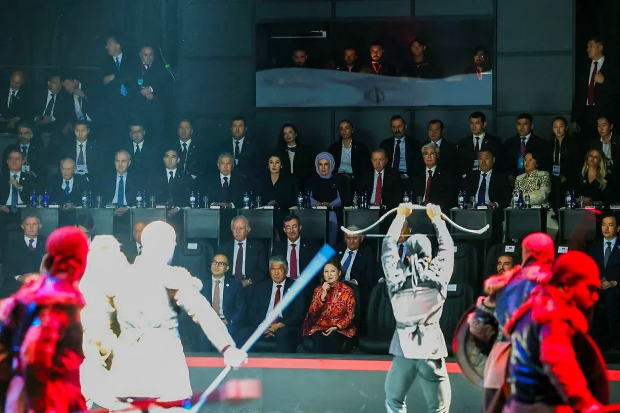 Leaders of Turkic states open a civilization park in Ankara (video)
