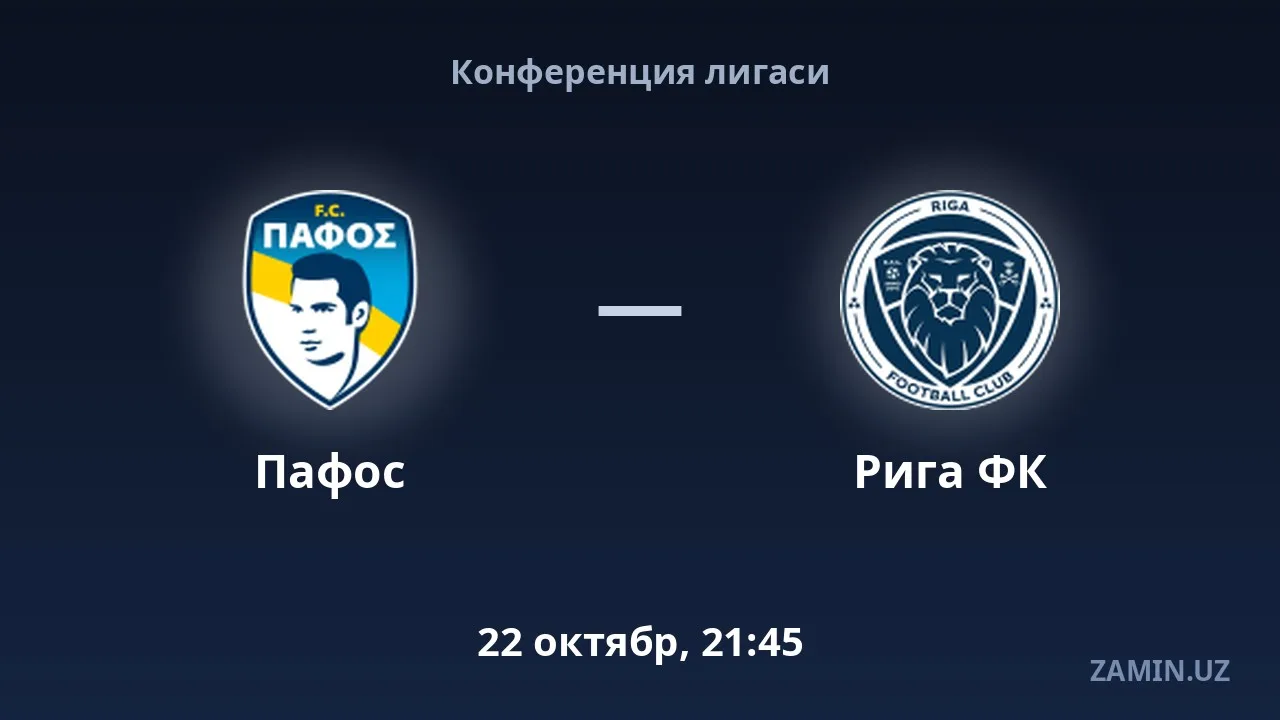 Pafos - Riga FC : compositions et direct commenté
