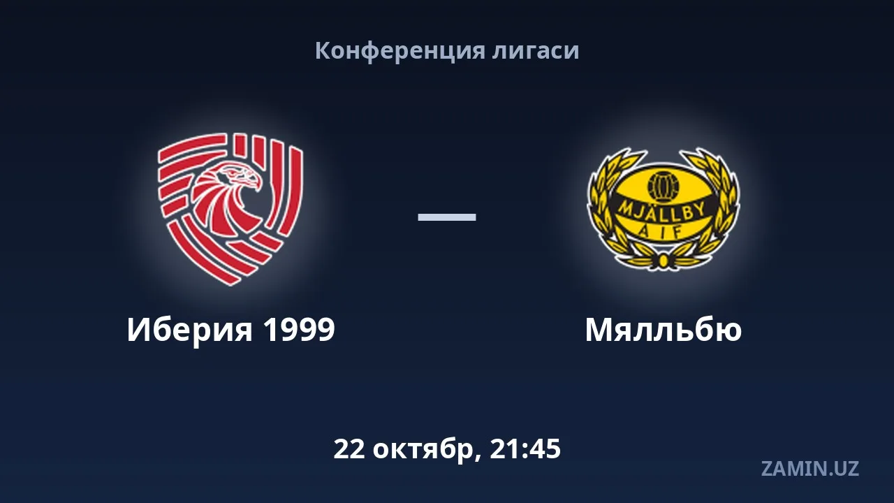 Iberia 1999 vs Mjallby: Lineups and Live Text Commentary