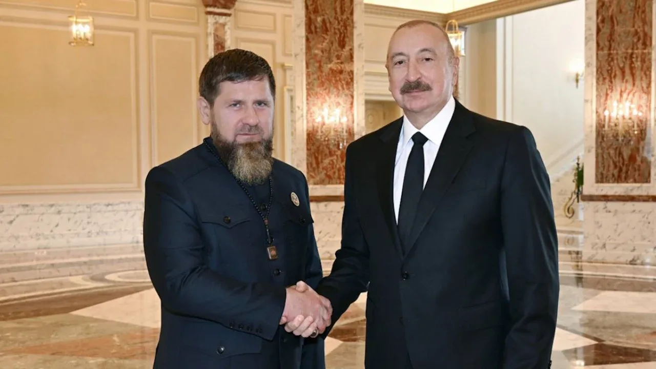 Президент Азербайджана Ильхам Алиев принял Рамзана Кадырова